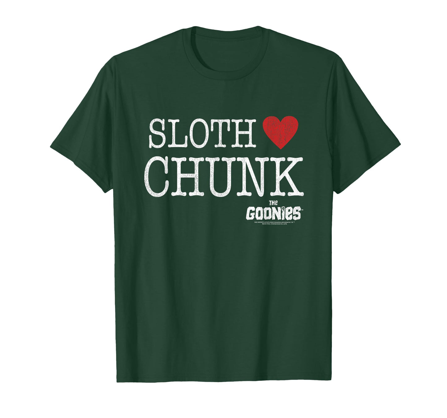 The Goonies Sloth Heart Chunk T-Shirt