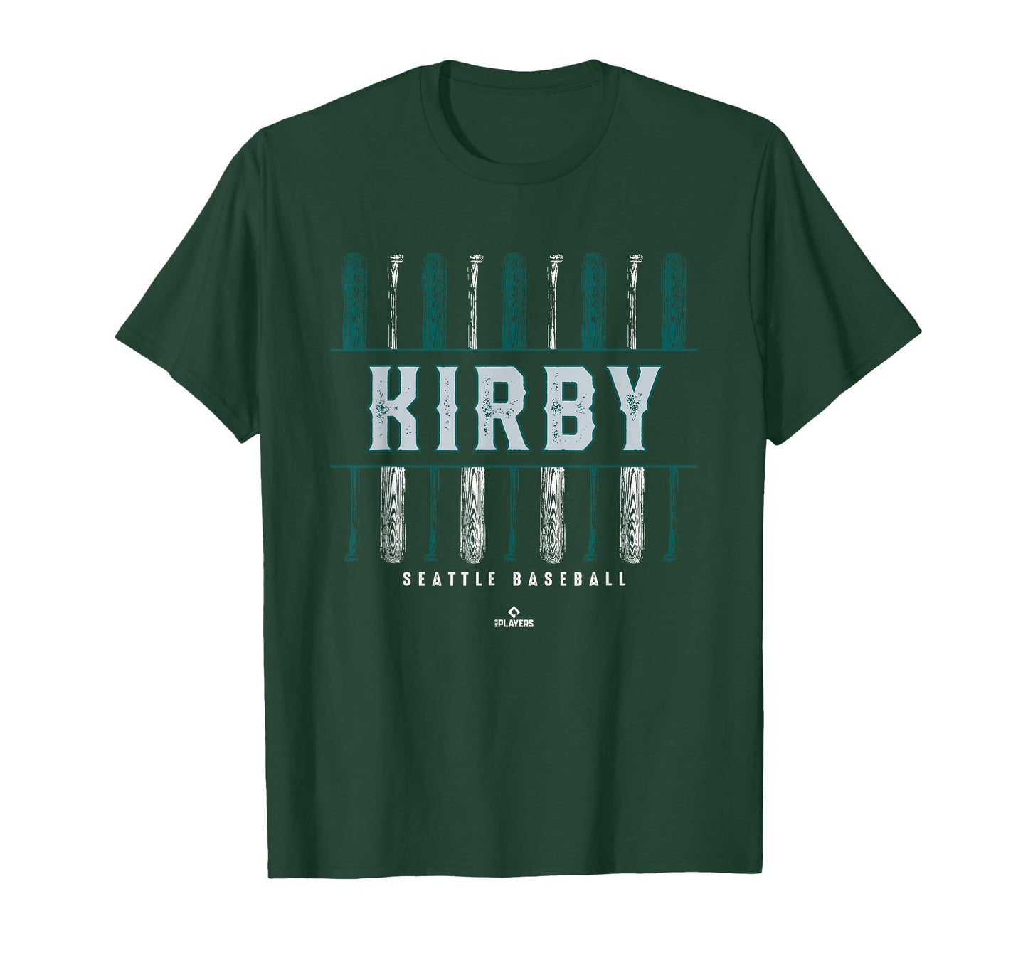 Vintage Baseball Bat Gameday George Kirby Seattle MLBPA T-Shirt