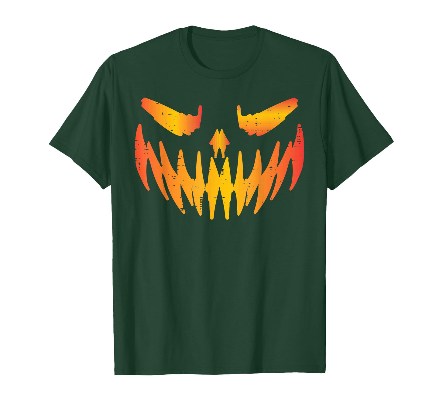 Halloween Jack O Lantern Pumpkin Face Costume Men Women Kids T-Shirt