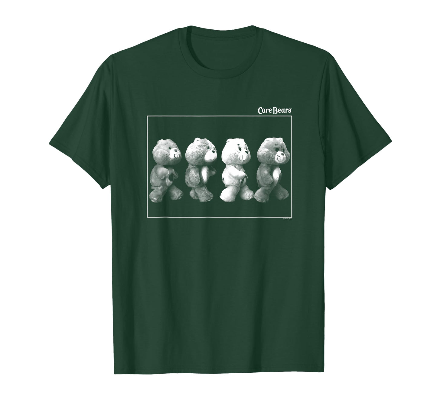 Care Bears Four Bears Walking Stuffed Animals Retro Cartoon T-Shirt
