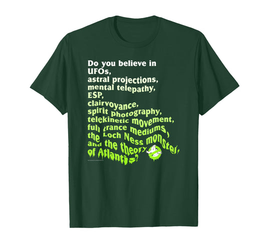 Ghostbusters Do You Believe In Funny Retro Movie T-Shirt