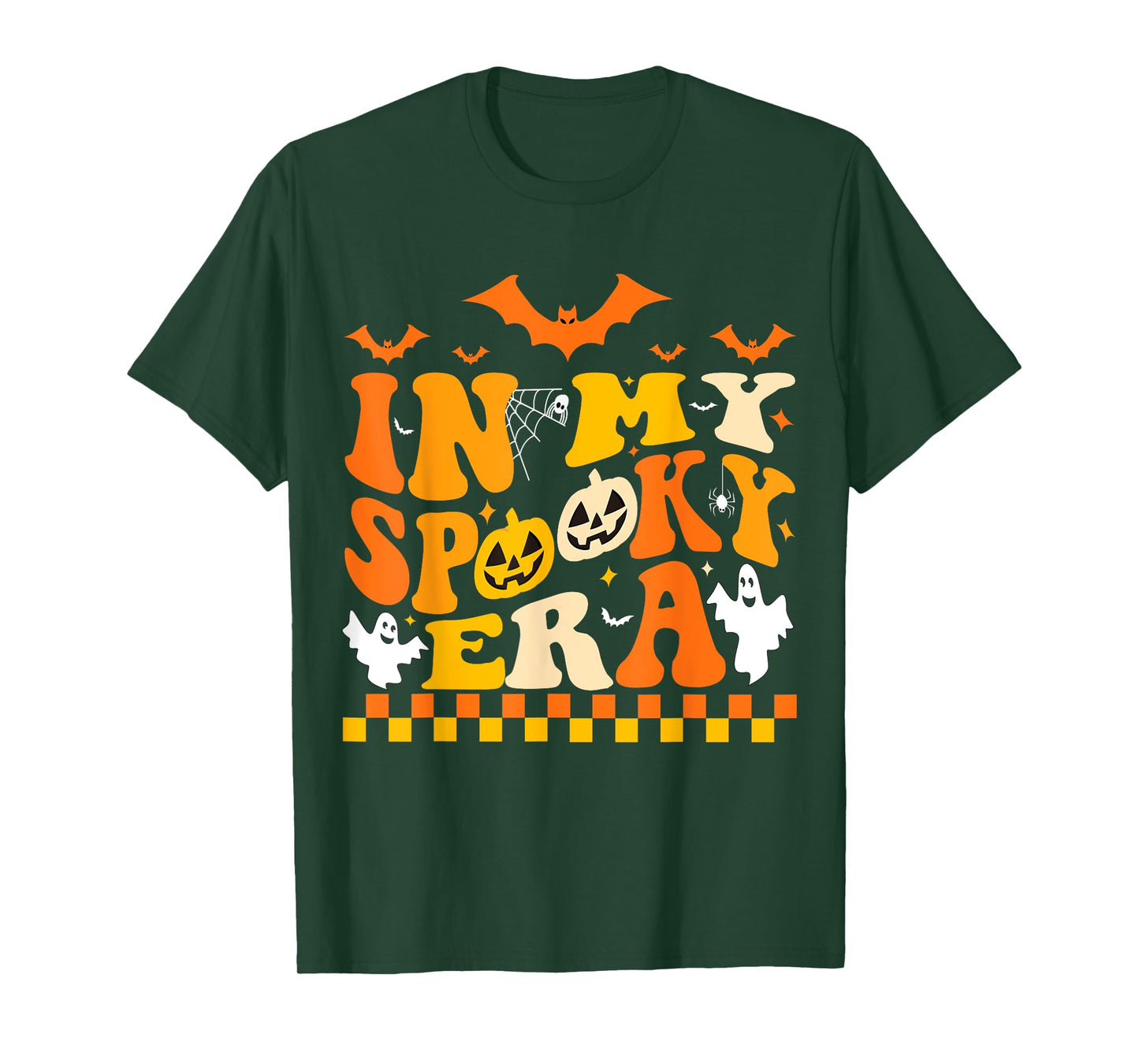 In My Spooky Era Halloween Ghost Groovy Hippie Halloween T-Shirt