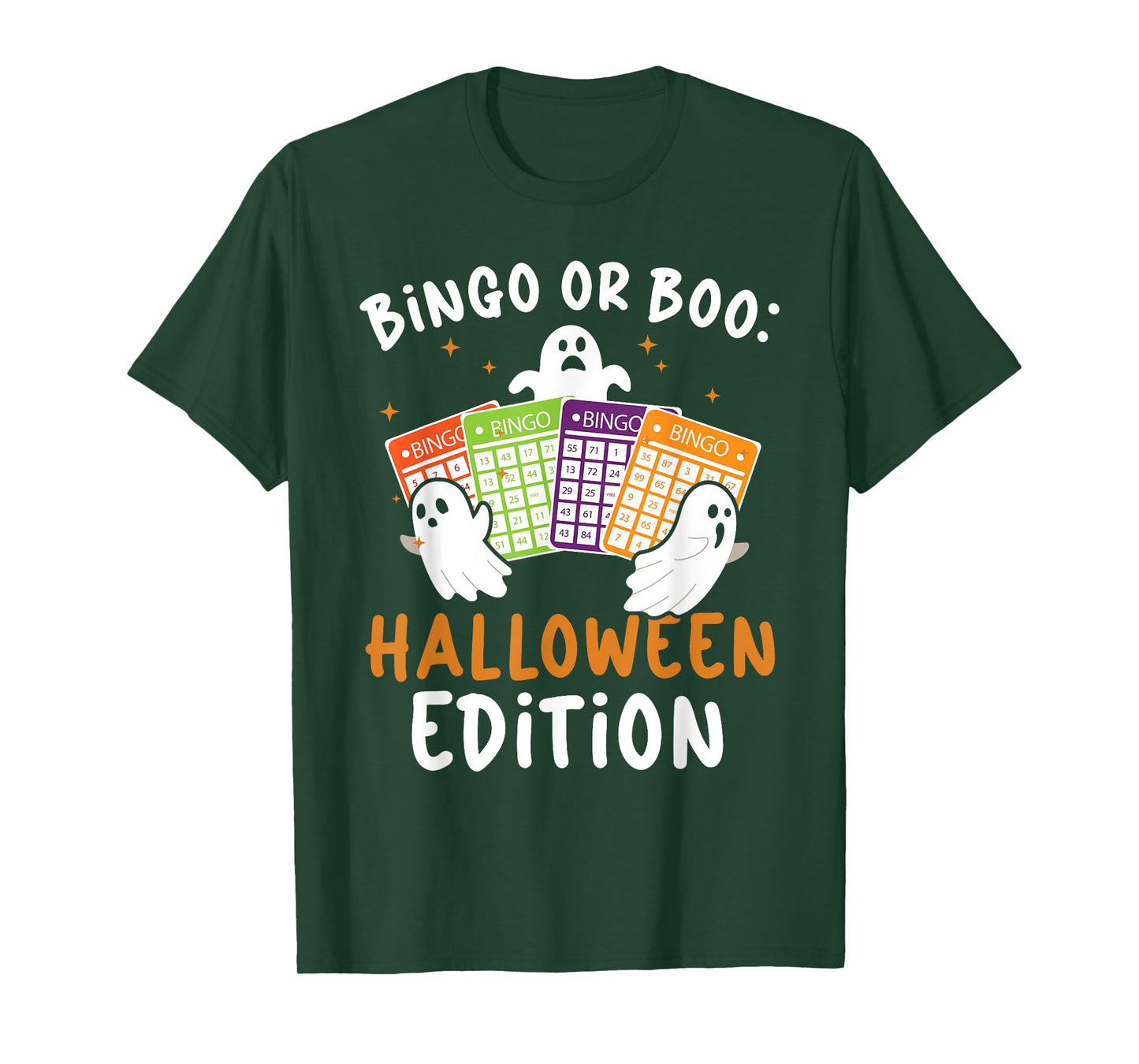 Bingo Halloween Trick Or Treat Bingo Player Bingo Caller T-Shirt