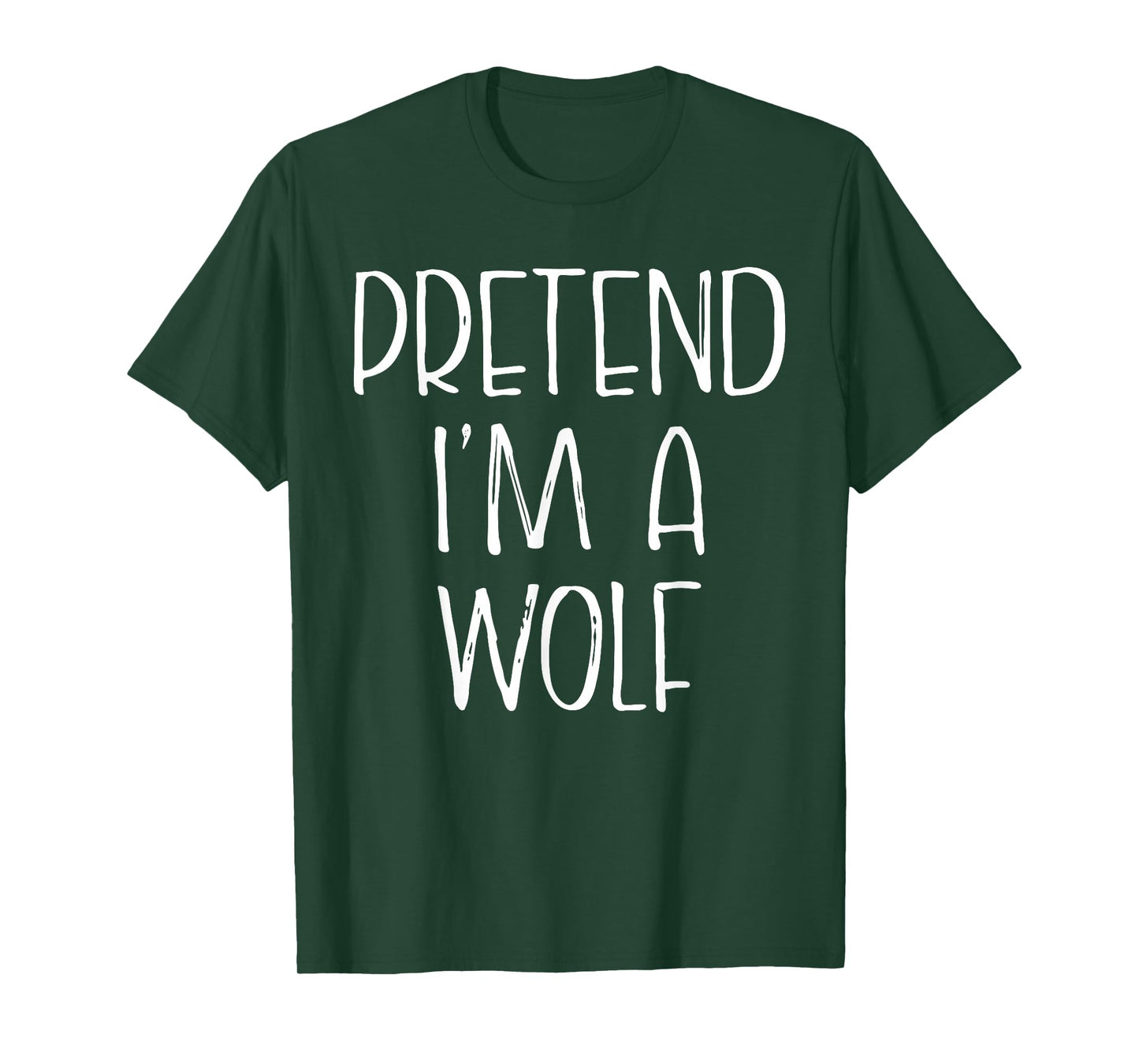 Pretend I'm A Wolf Halloween Costume Group Couples Matching T-Shirt
