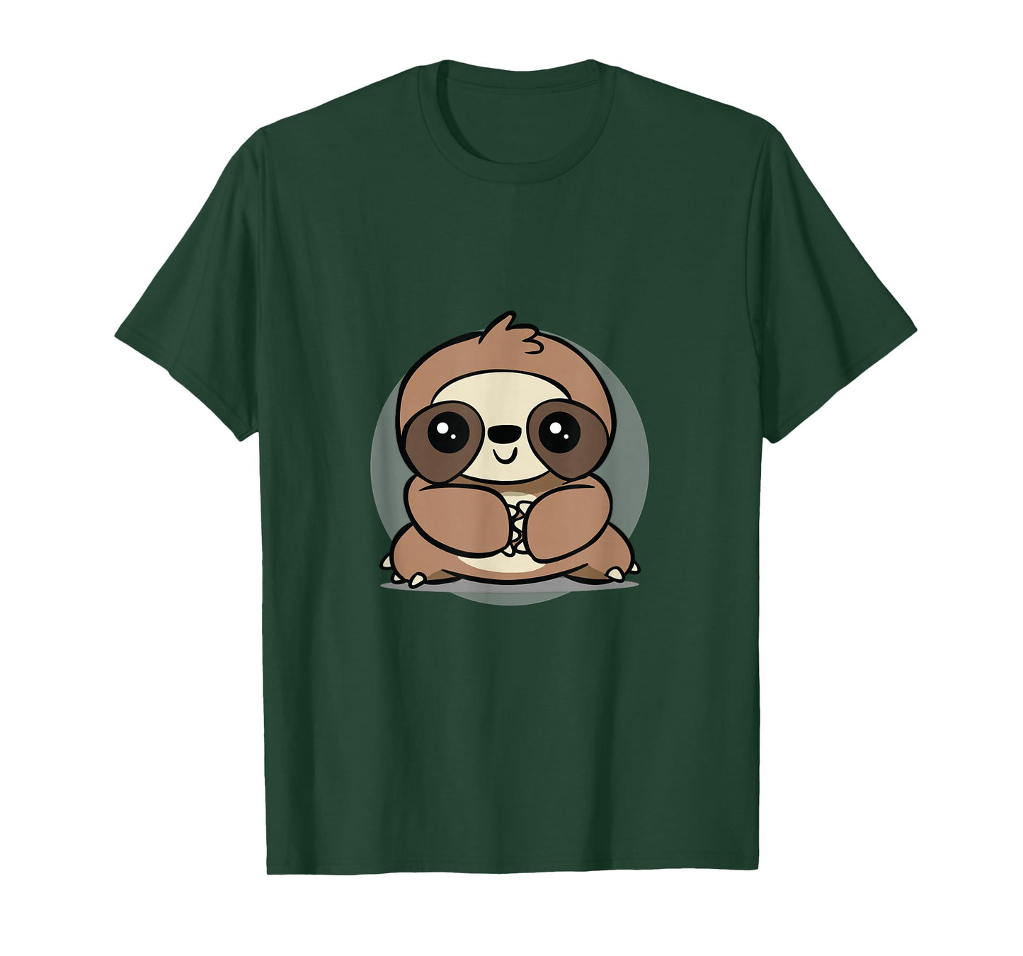 Adorable Chibi Kawaii Baby Sloth Lover T-Shirt