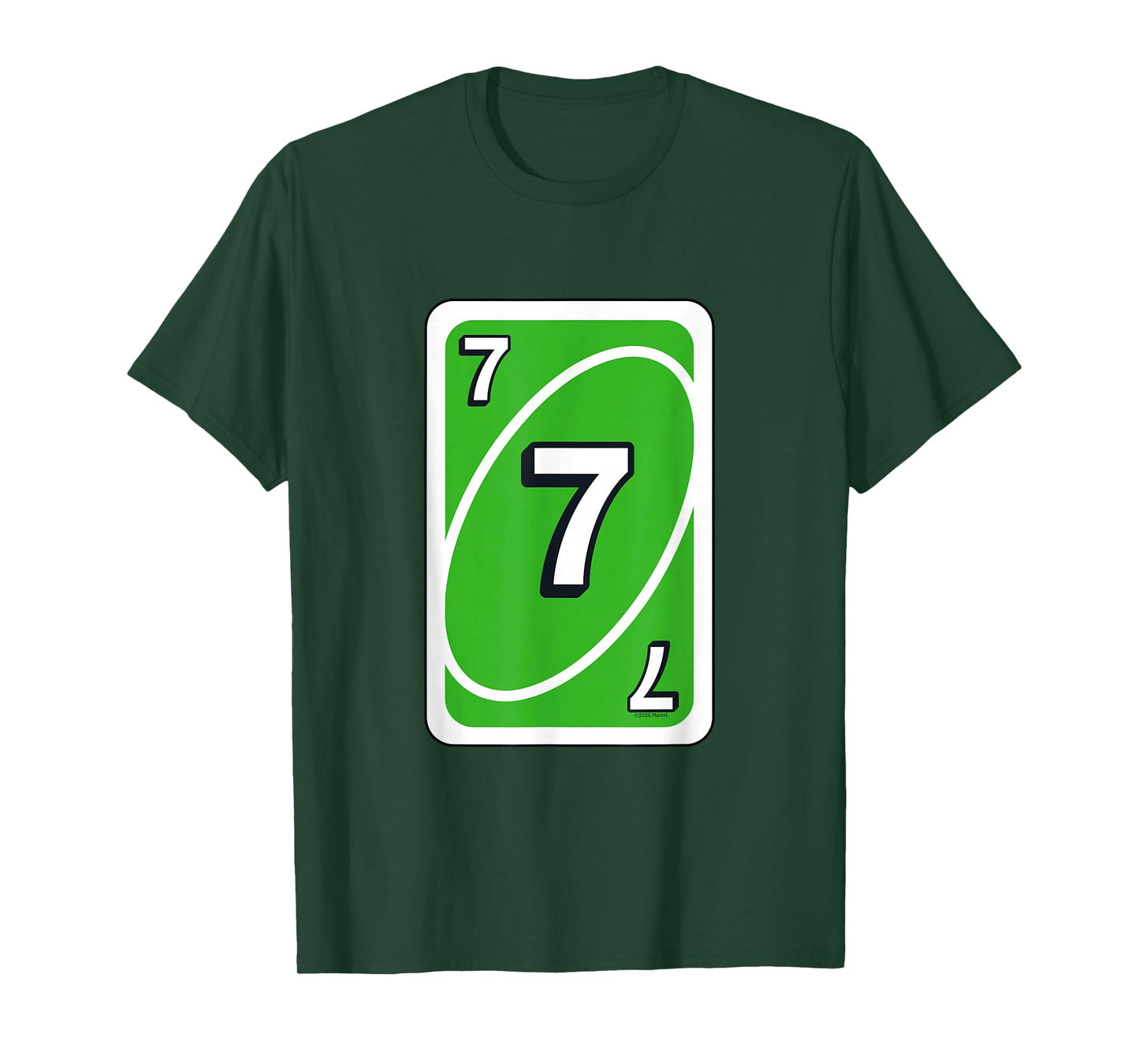 UNO Halloween Green 7" Card T-Shirt
