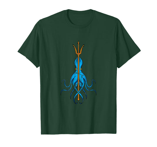 Sea Monster Kraken Trident Pirate Gift Octopus T-Shirt