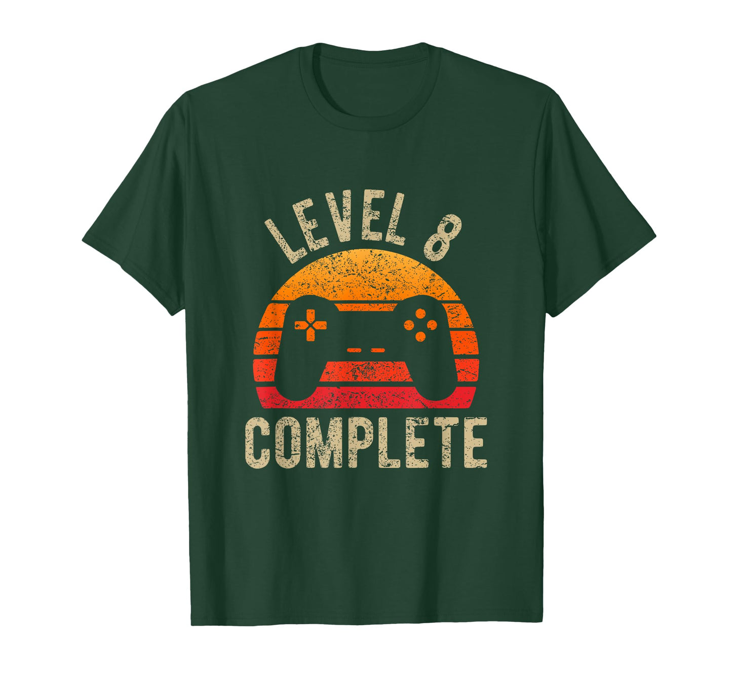 Birthday 8 Years Level 8 Complete Vintage Retro 8th Wedding T-Shirt