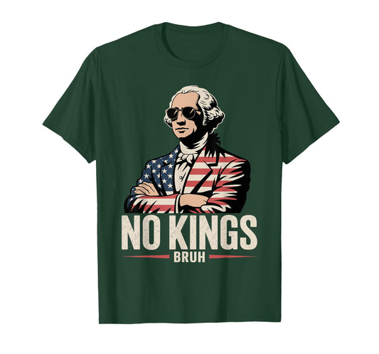 No Kings Protest Sign Shirt We The People T-Shirt