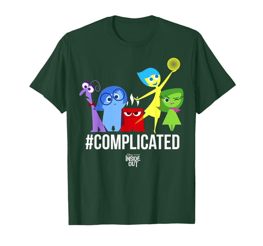 Disney Pixar Inside Out Complicated Emotions Group Shot T-Shirt