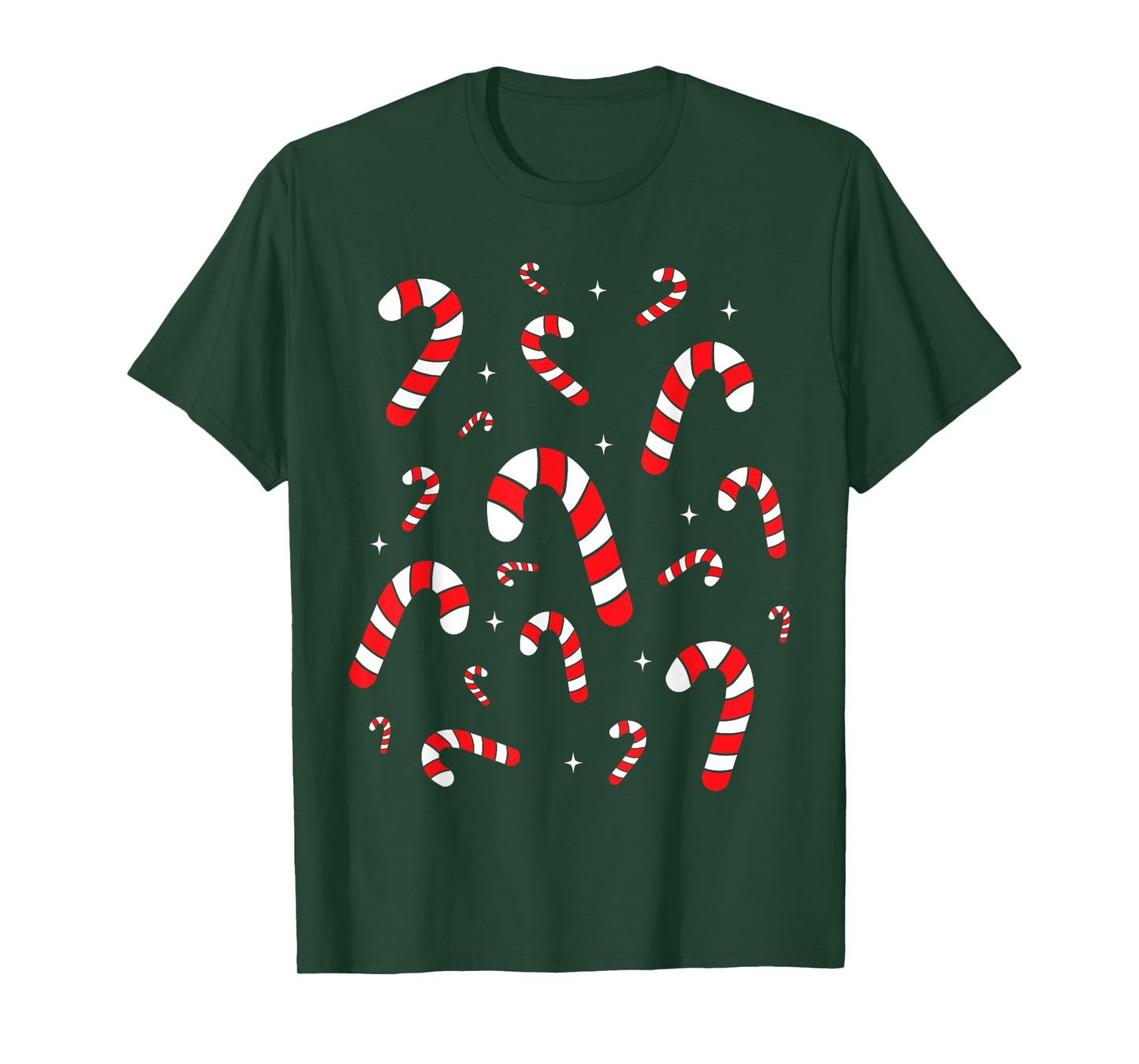 Christmas candy canes for kids and family xmas T-Shirt