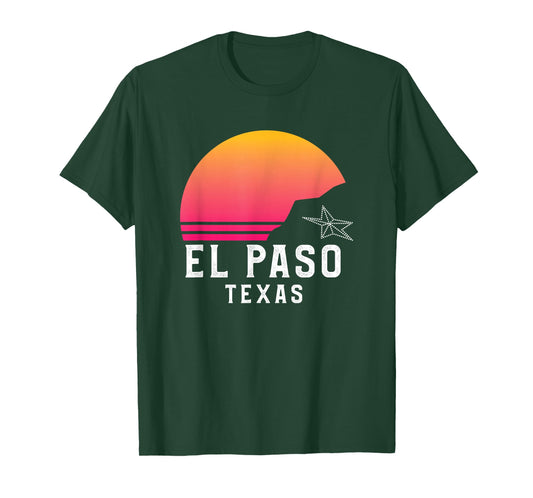 El Paso TX mountains sunset desert 915 Texas tshirt T-Shirt