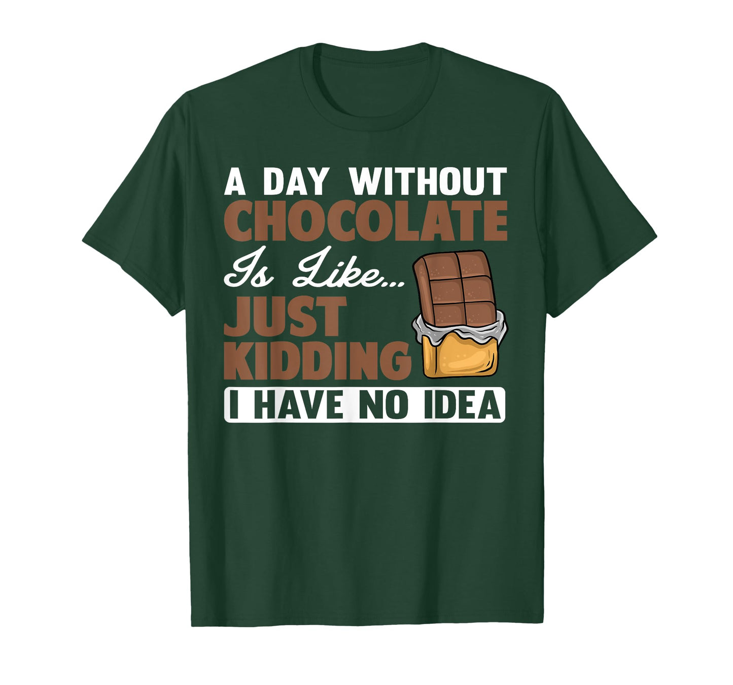 Cool Chocolate For Men Women Dark Chocolate Lover Candy Bar T-Shirt