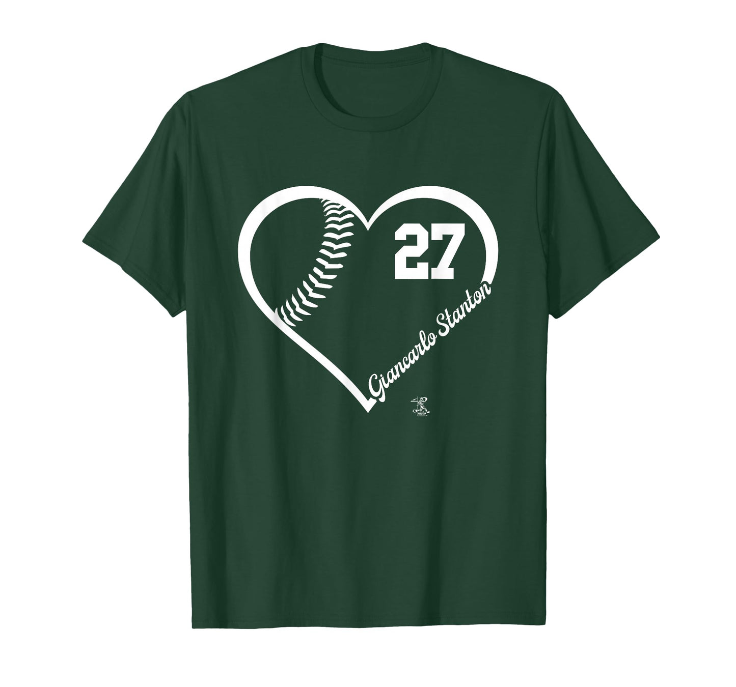 Giancarlo Stanton Player Heart Number New York MLBPA T-Shirt