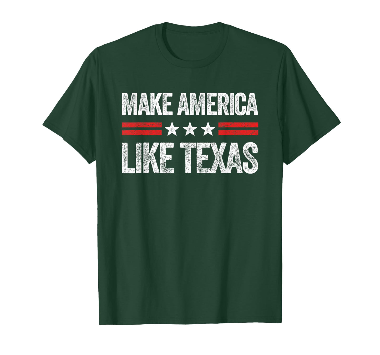 Vintage Style USA Make America Like Texas Funny USA Patriotic Party T-Shirt, Small, Black