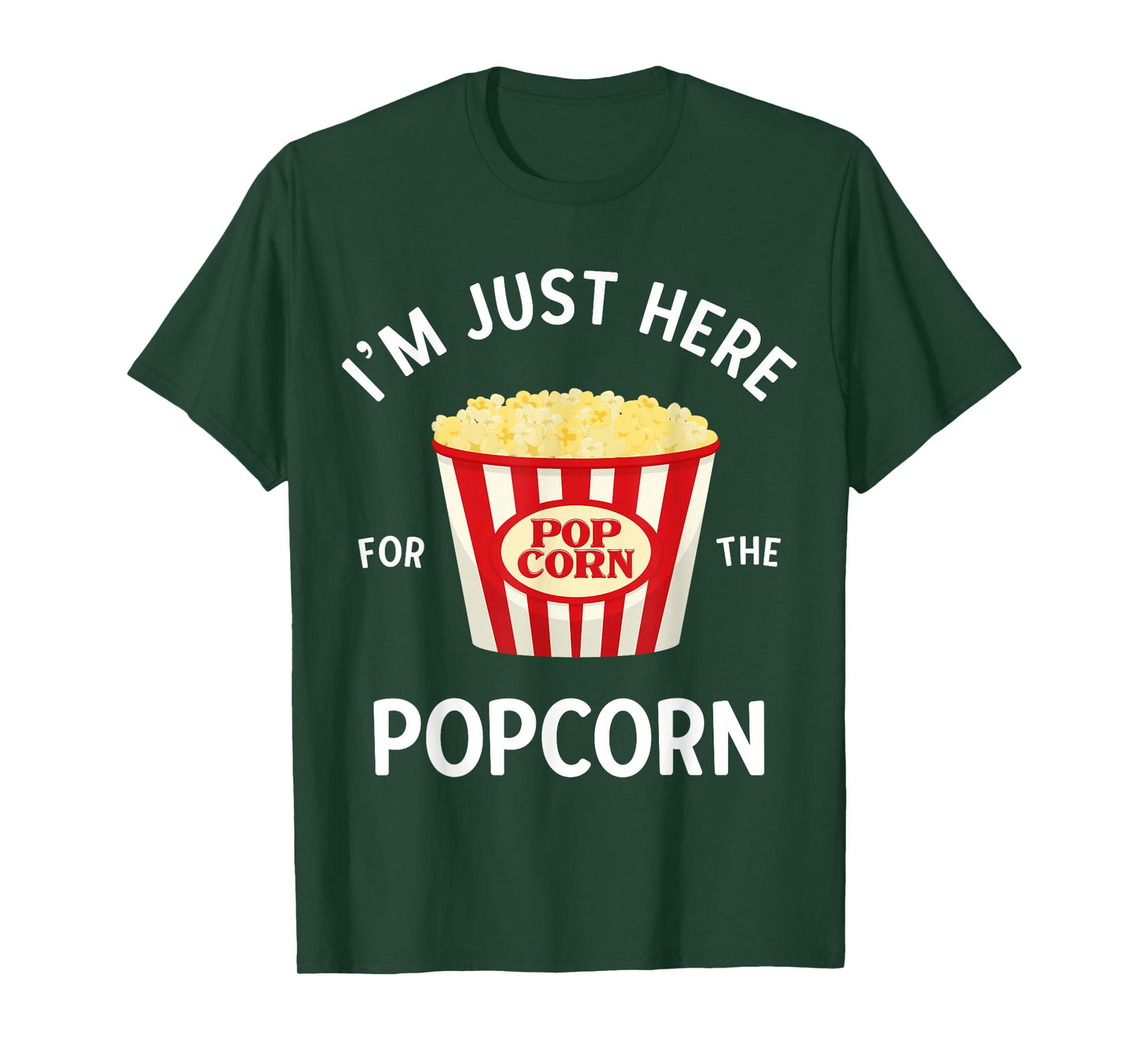 Funny Popcorn Lover Gifts Cinema Movie Snack Lover Men Kid T-Shirt