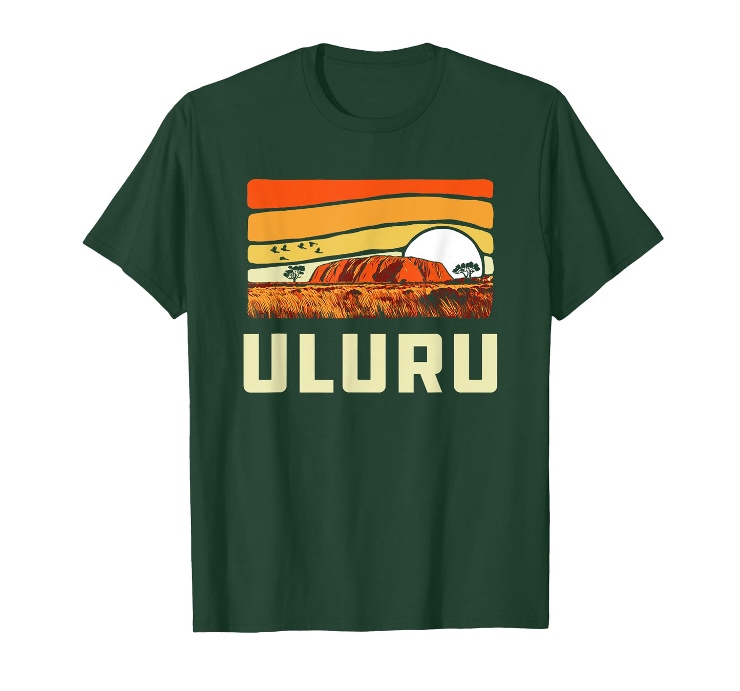Ayers Rock Uluru Australia Landmark Vintage 80s T-Shirt