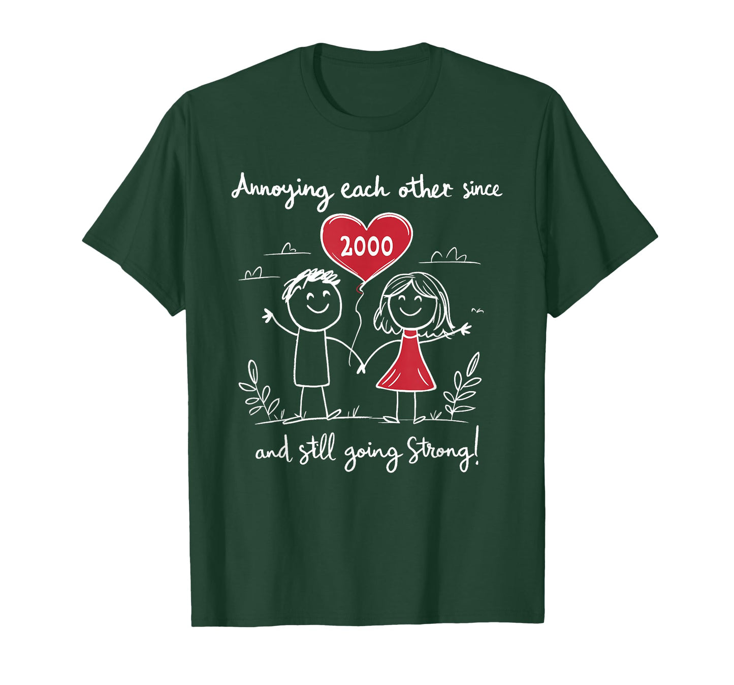 Annoying Each Other Since 2000 25th Wedding Anniversary T-Shirt