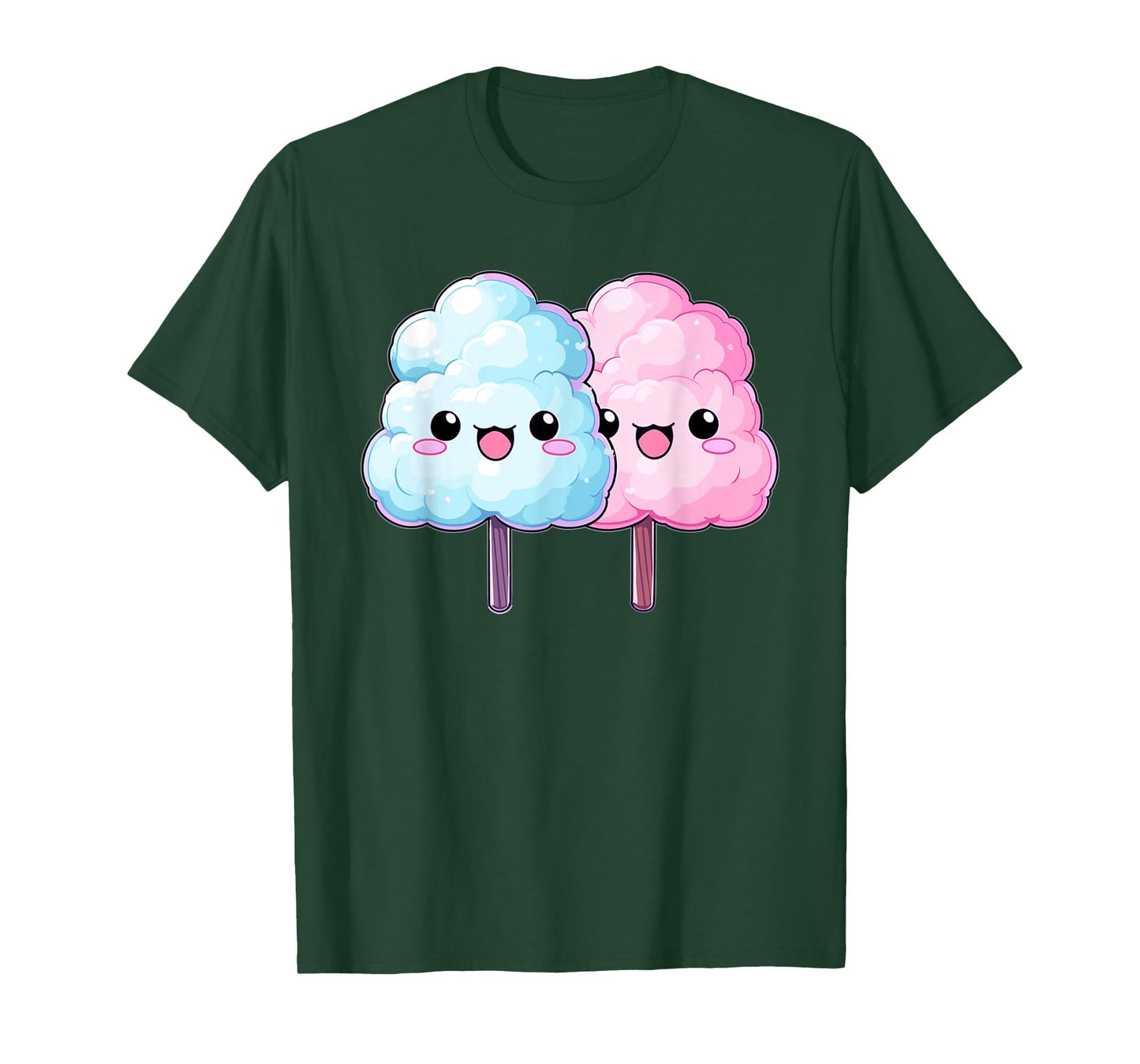 Cotton Candy Sticks Apparel Sweets for Women Girls T-Shirt