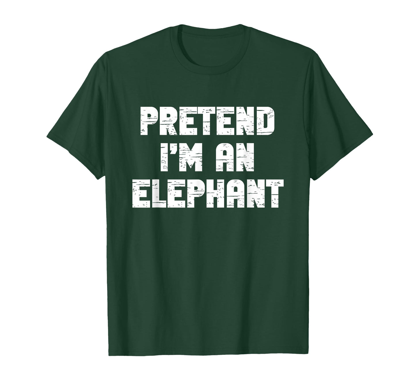 Halloween Pretend I'm A Elephant Costume Lazy Kids Adult T-Shirt