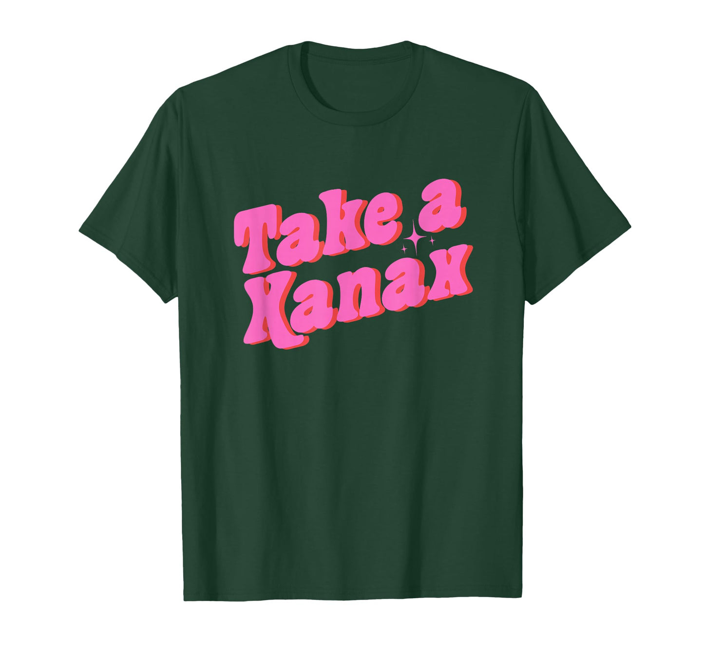 Take A Xanax Unisex-Adults Black Modern Humor T-Shirt
