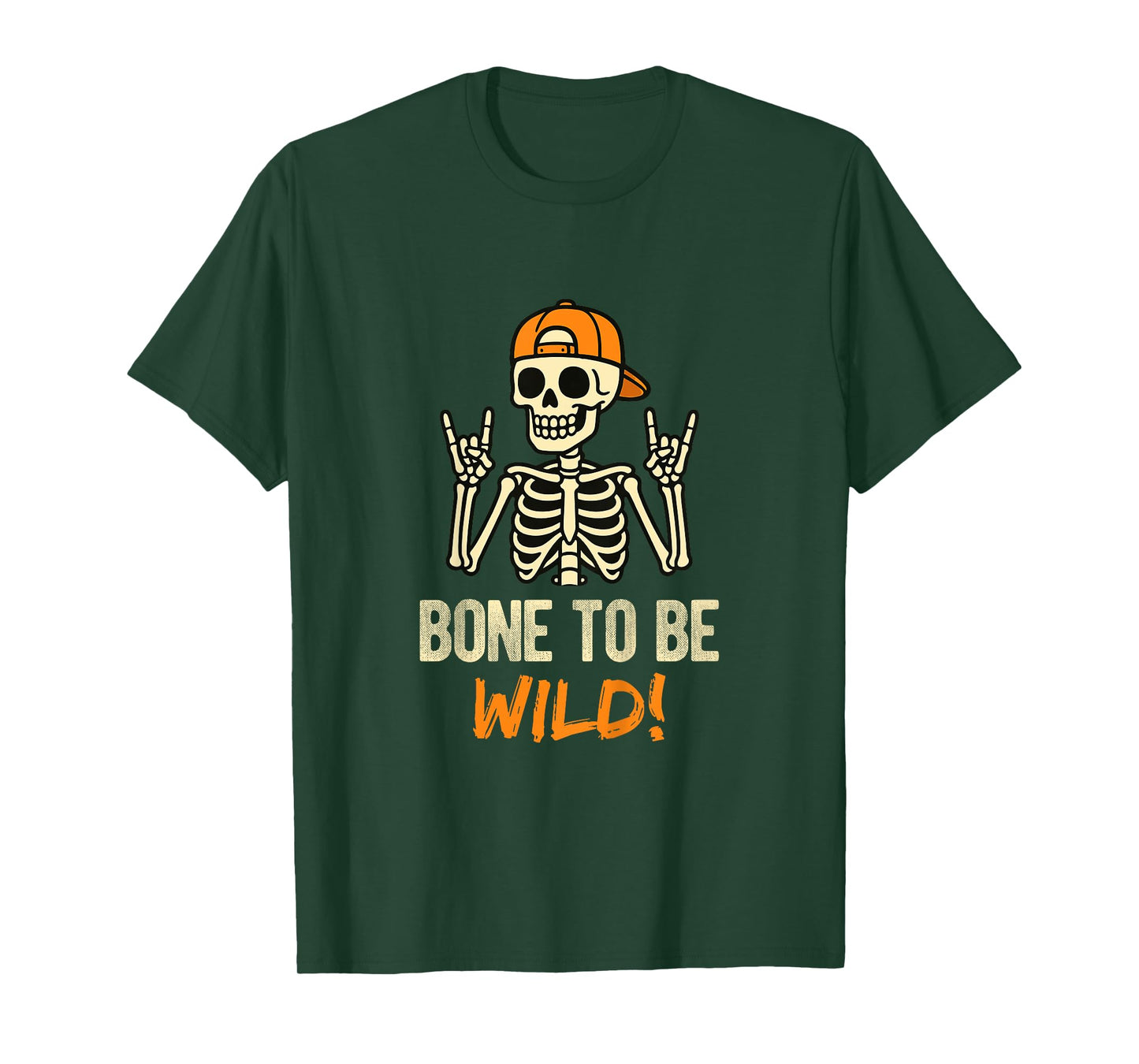 Rock Skeleton Bone to be Wild Kids Toddler Teens T-Shirt