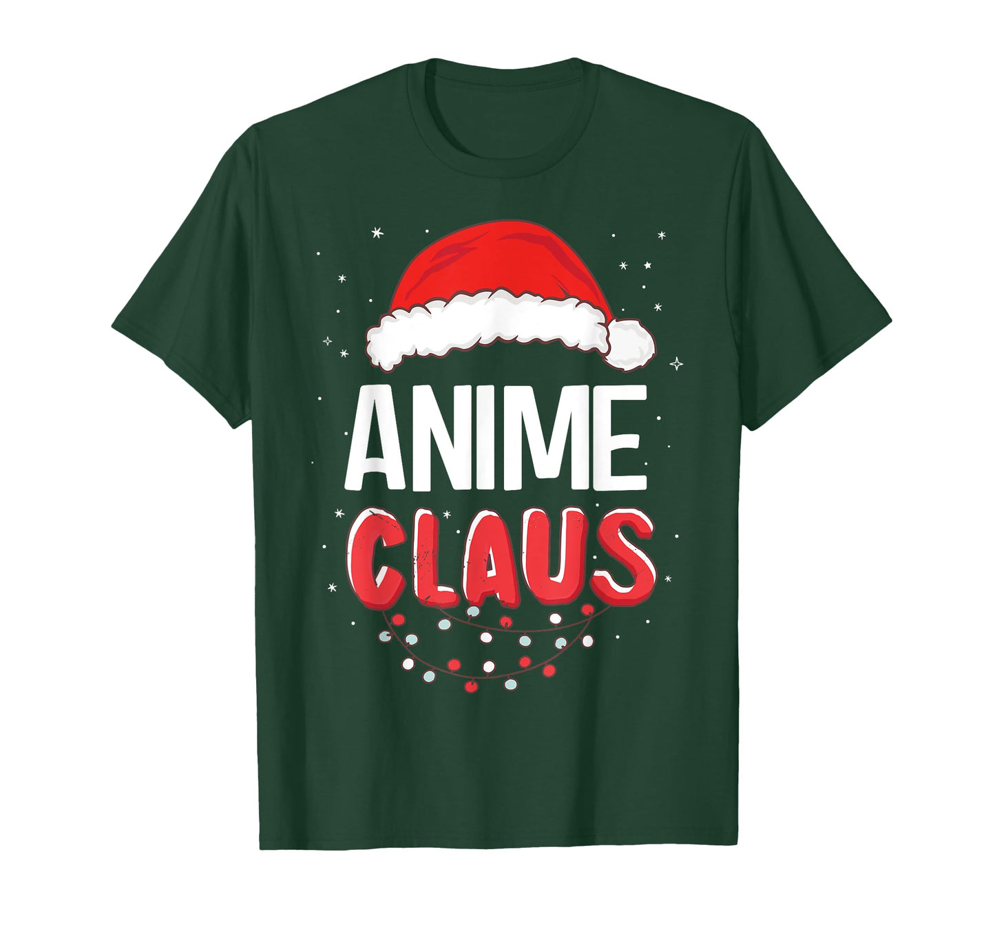 Anime Santa Claus Christmas Matching Costume T-Shirt