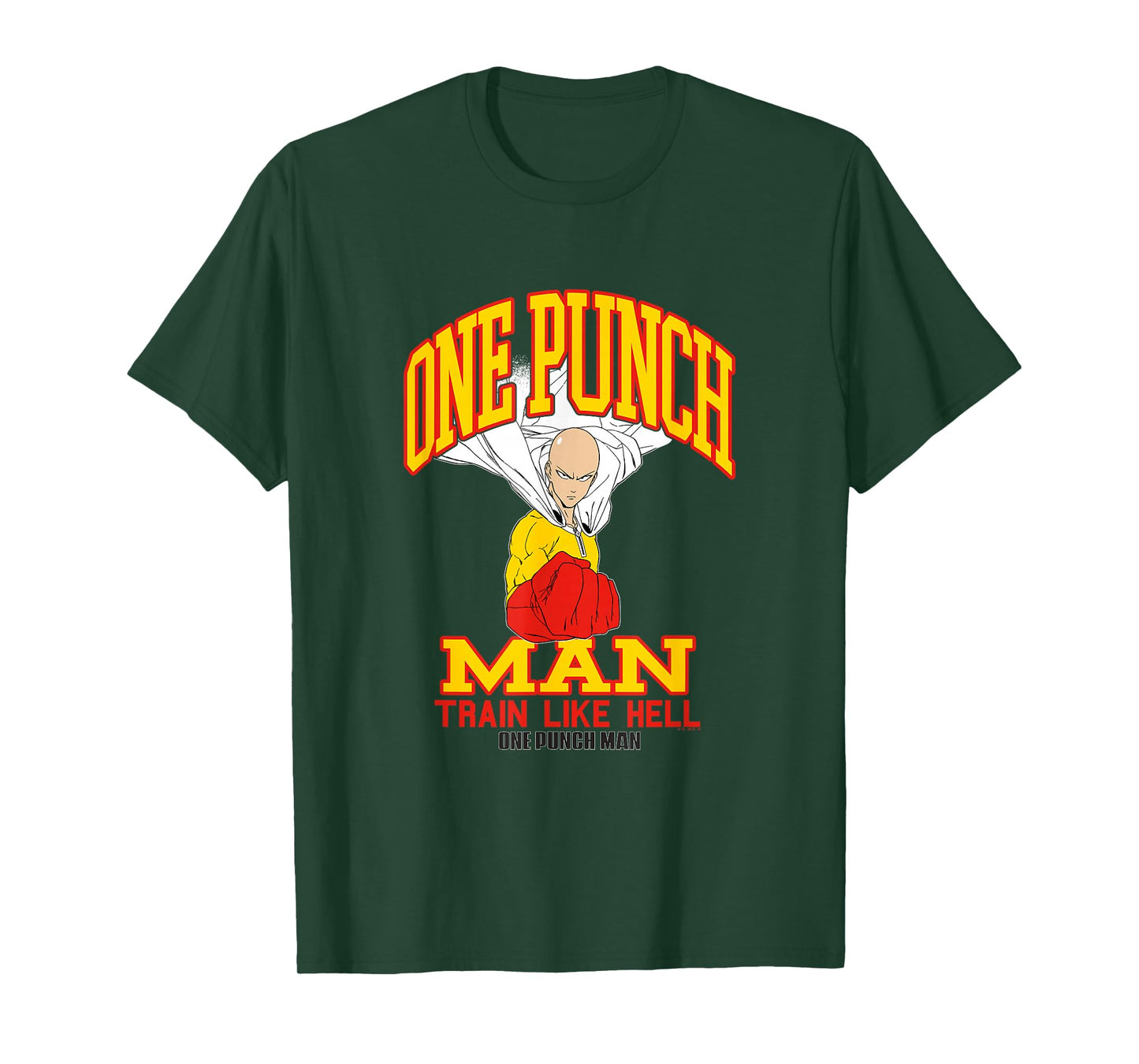 One Punch Man Saitama Train Like Hell T-Shirt