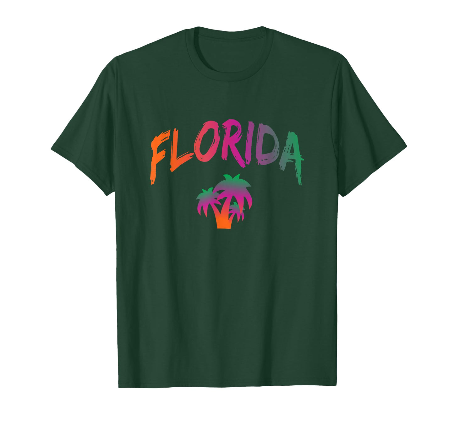 Florida - The Sunshine State - Tie Dye Text Print - Classic T-Shirt