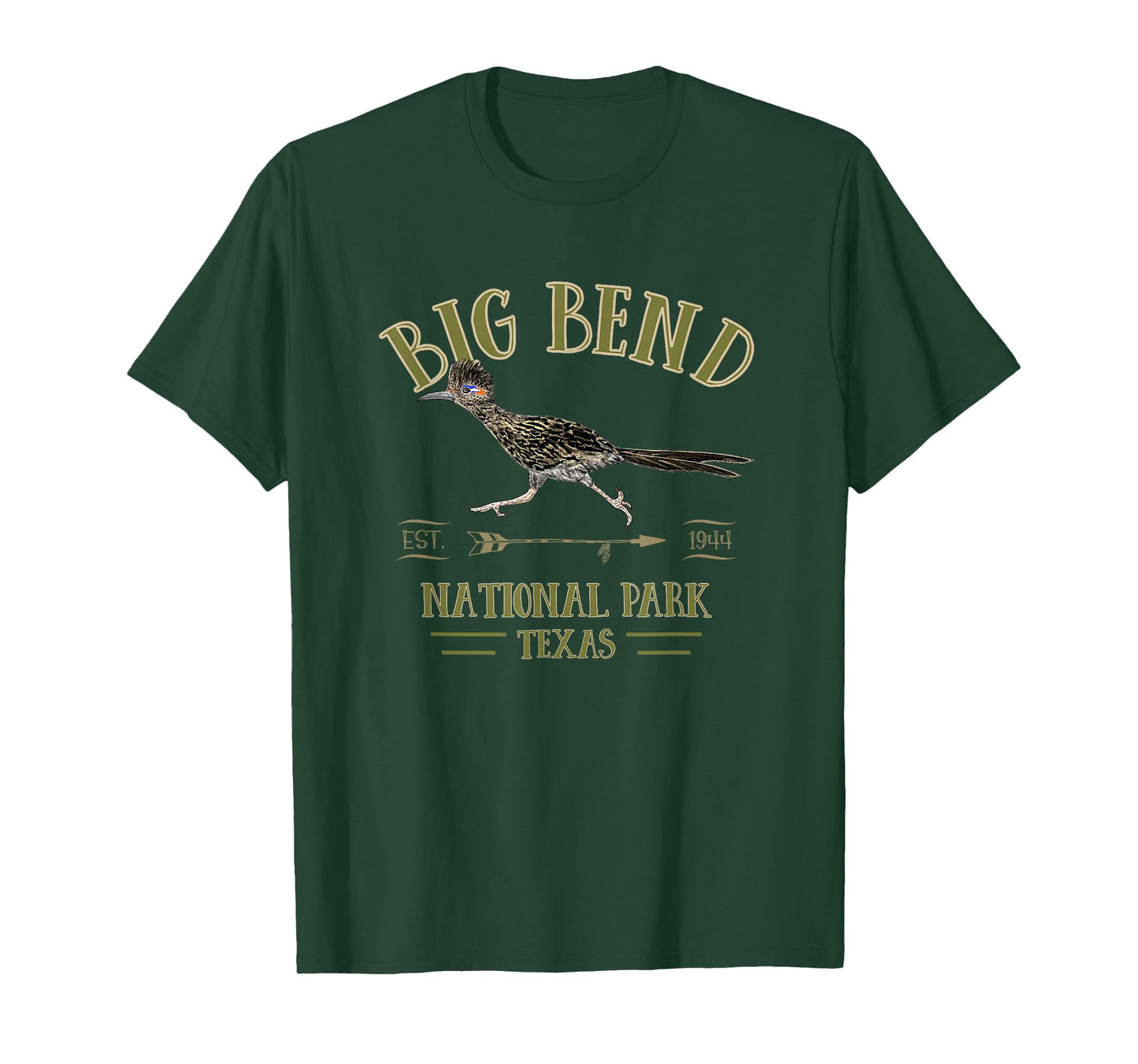 Big Bend National Park Roadrunner NP Texas Tourist Souvenir T-Shirt