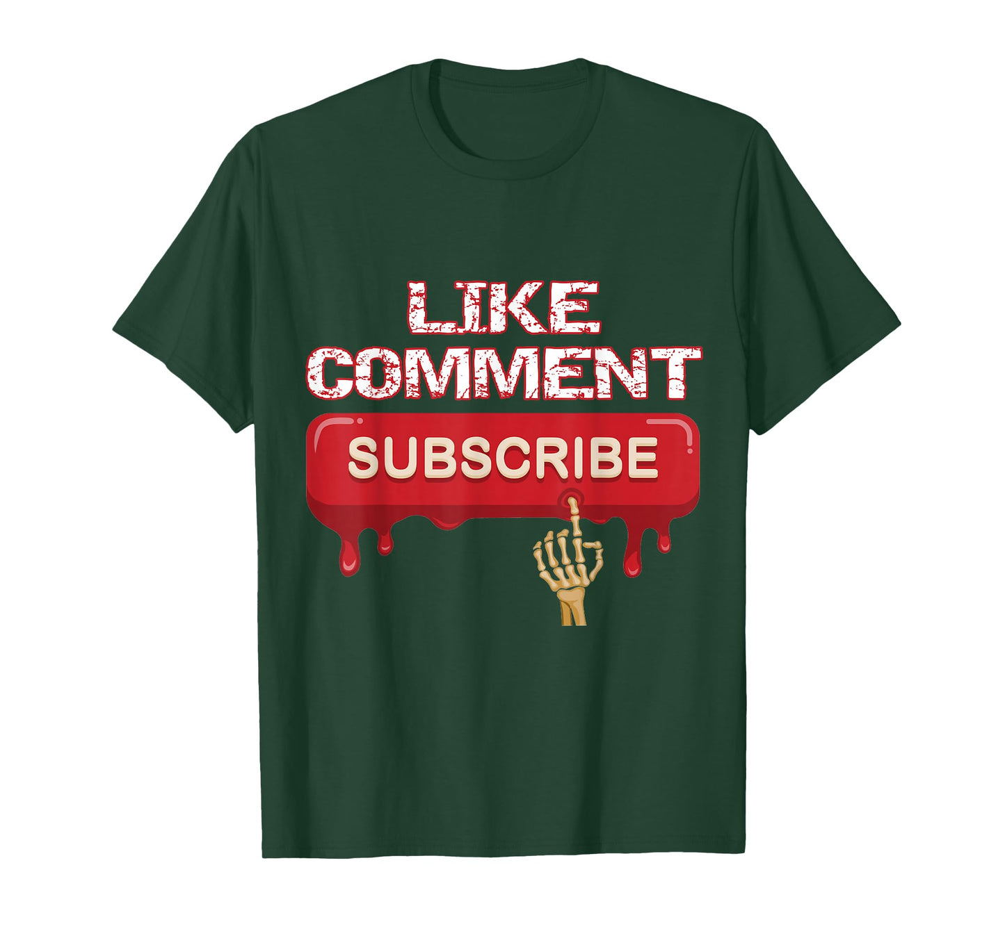 Social Media Vlogger Gegefmir Comment Subscribe T-Shirt