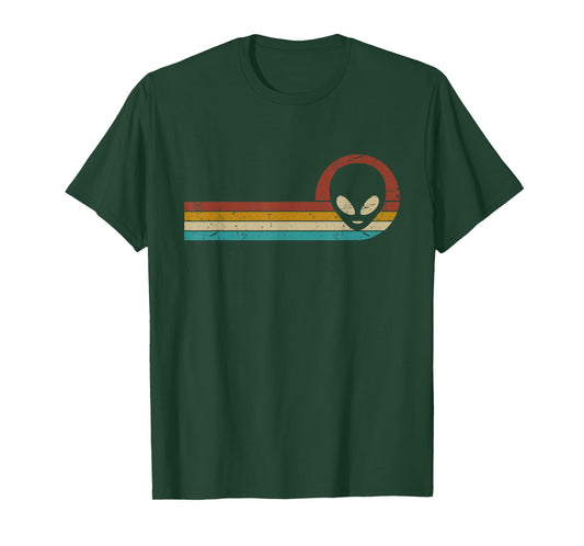Funny UFO Lover Lover Retro Style Vintage Alien Space T-Shirt