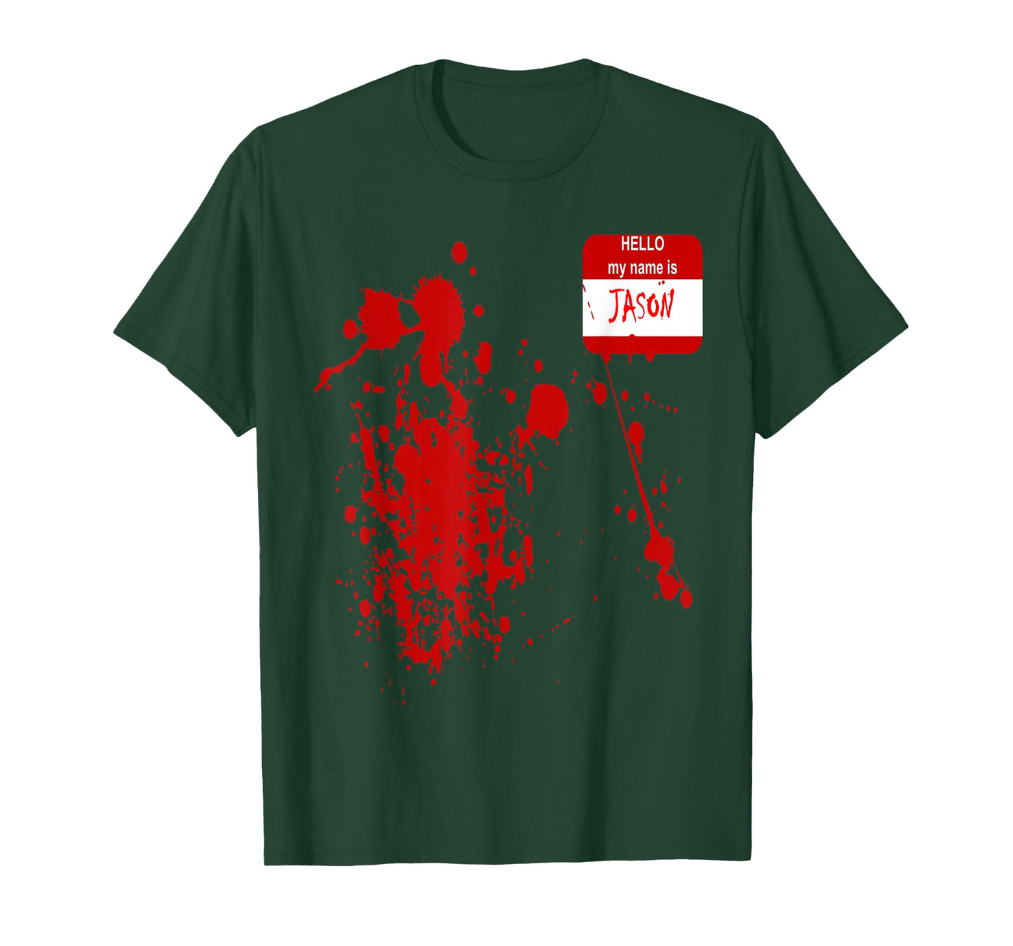 Hello My Name Is Jason Funny Halloween Costume T-Shirt T-Shirt