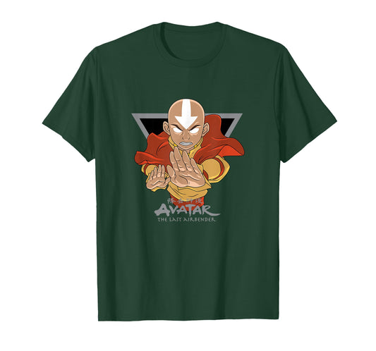 Avatar: The Last Airbender Aang Fierce Avatar State Focus T-Shirt