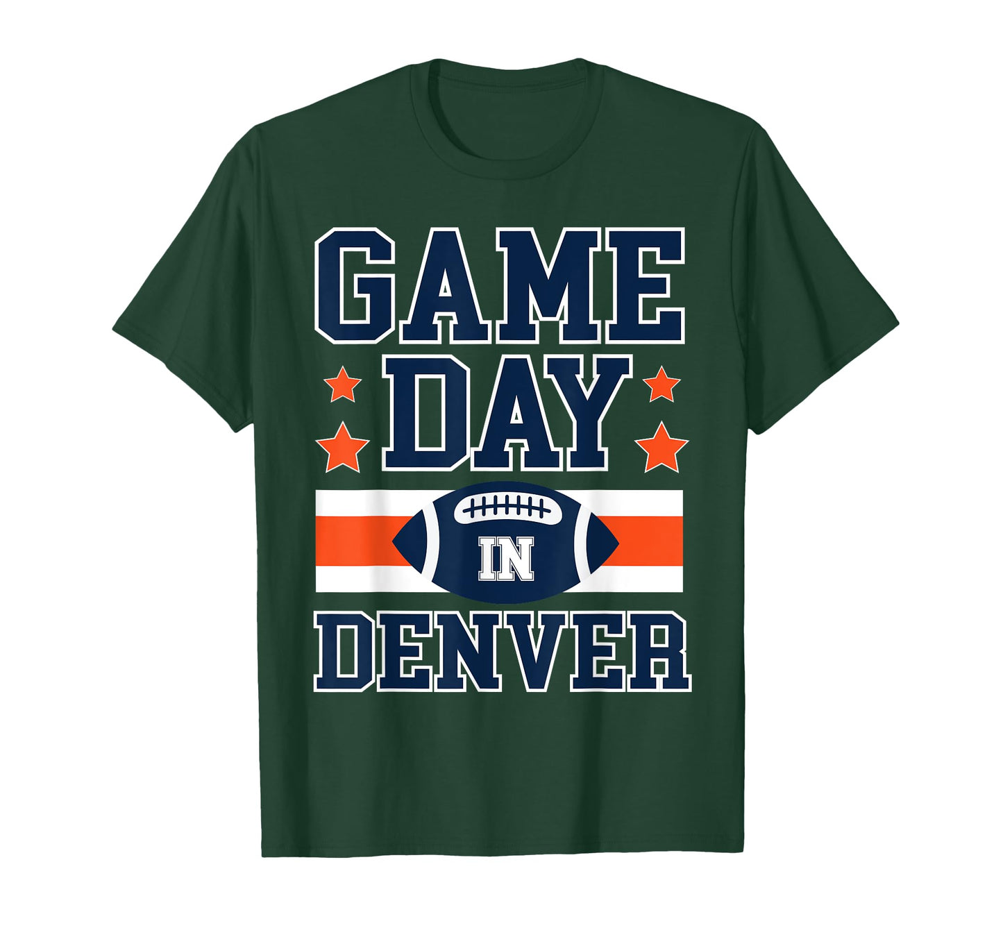 Game Day In Denver Football Fans Season Trend Gift T-Shirt