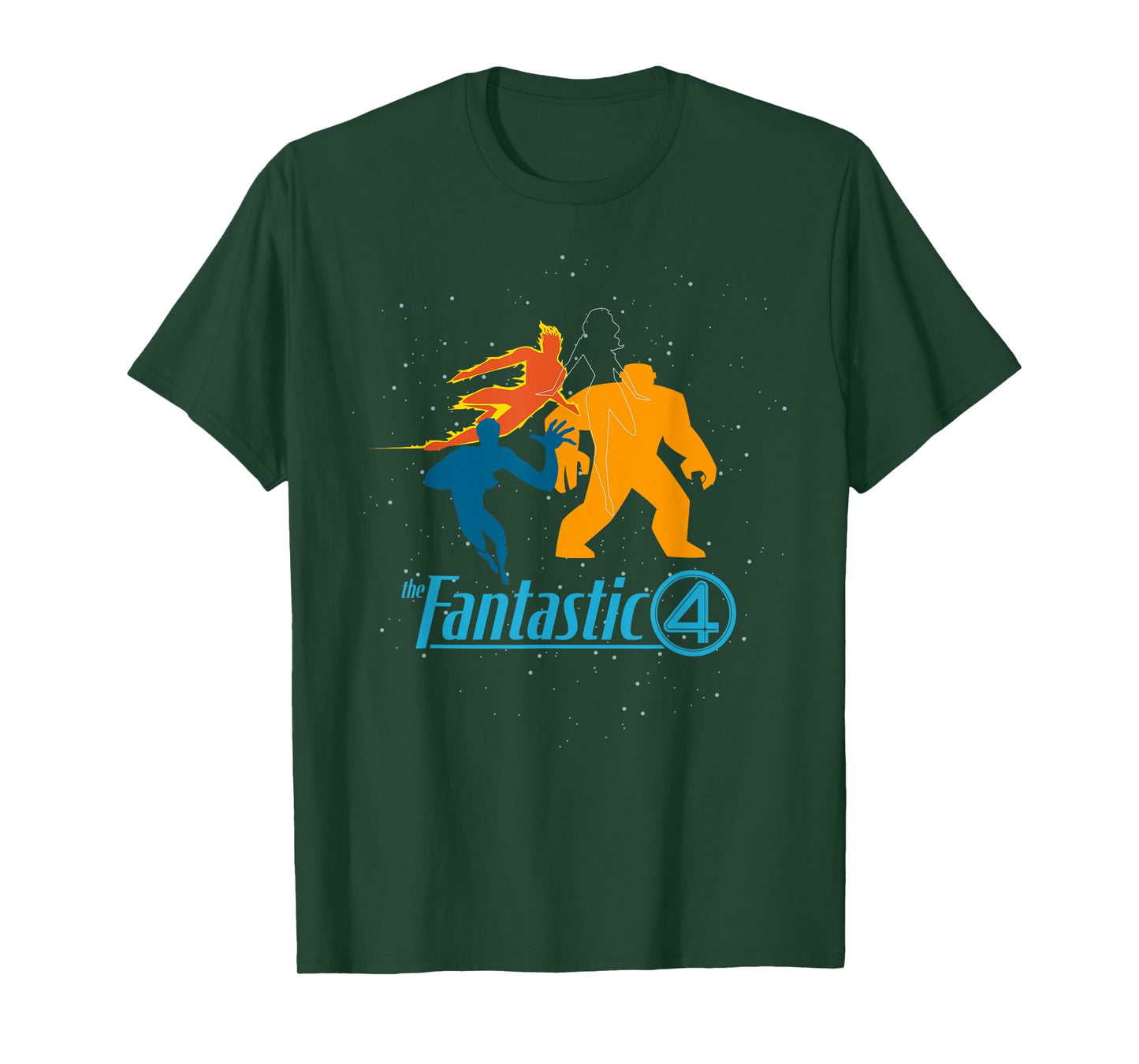 Marvel Studios The Fantastic Four: First Steps Team and Logo T-Shirt