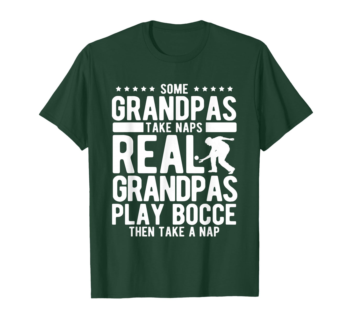 Real Grandpas Play Bocce Ball T-Shirt