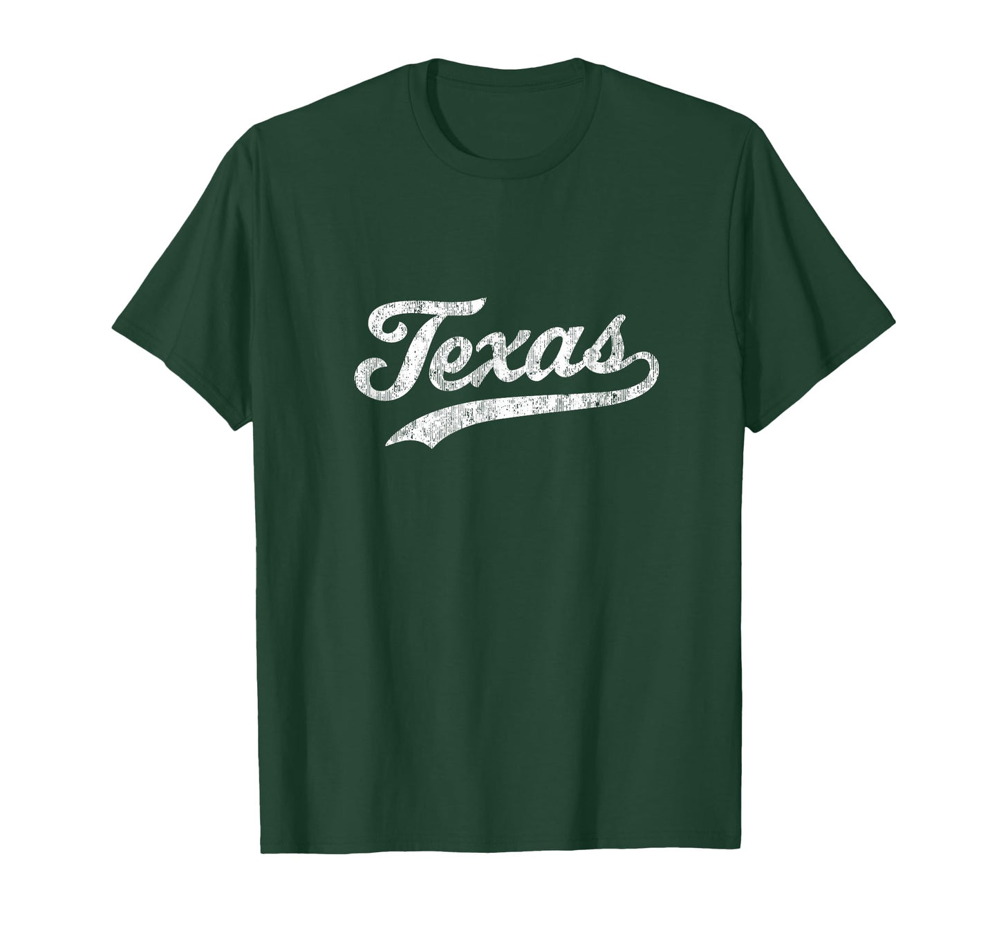 Texas TX T-Shirt Vintage Baseball Sports Script Tee T-Shirt