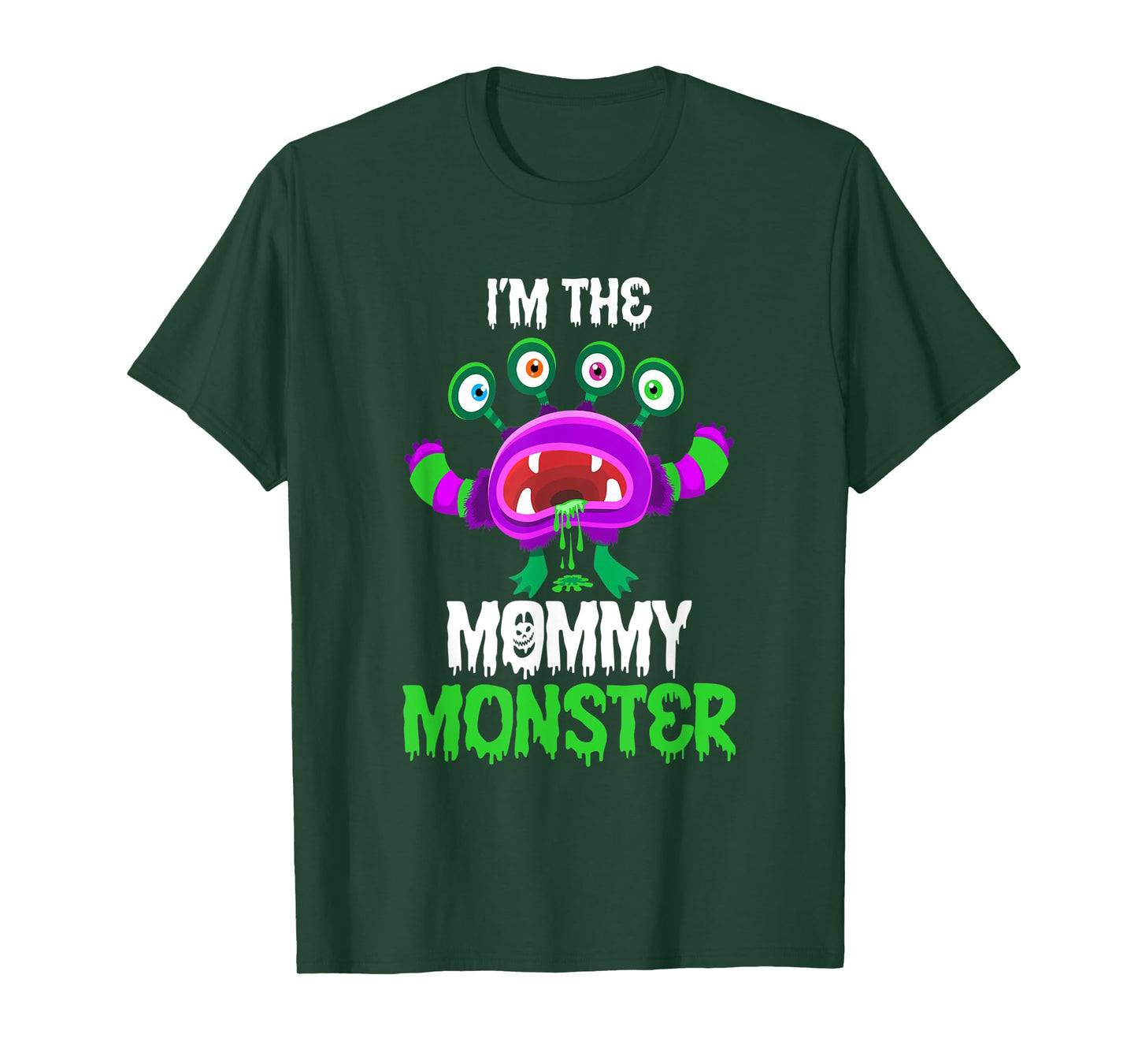 I'm The Mommy Monster Matching Family Halloween T-Shirt