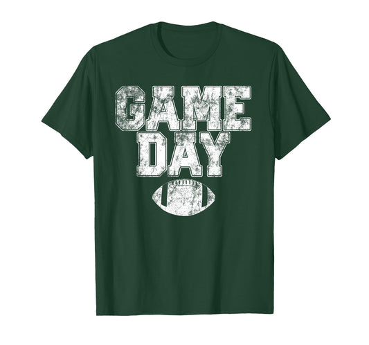 FOOTBALL Day Game Vintage Distressed Graphic T-Shirt Gift T-Shirt