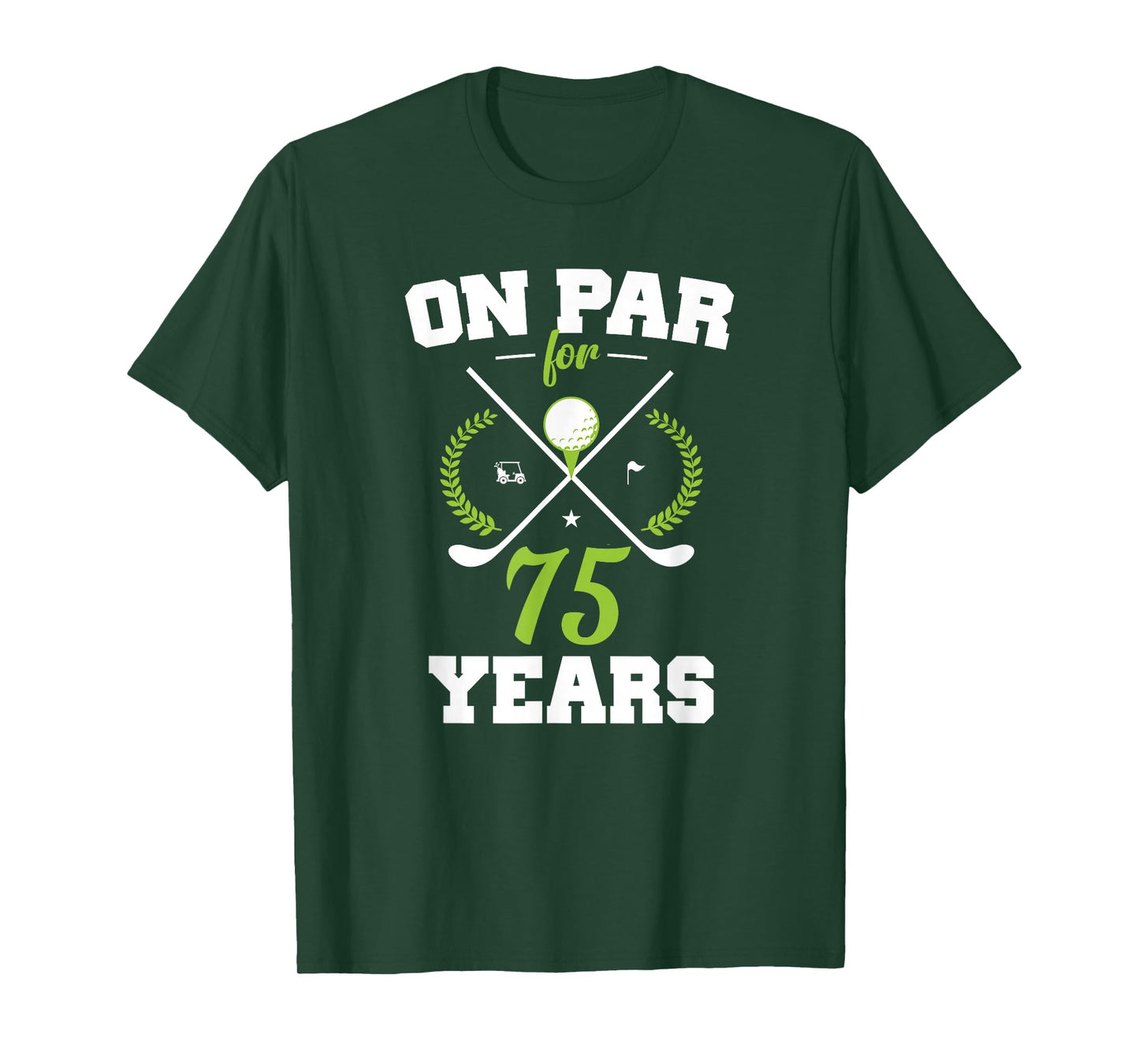75 Years Old Happy 75th Birthday for Golfers T-Shirt