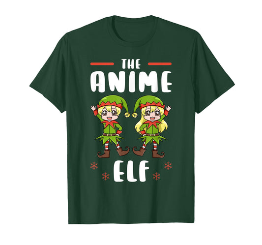 Christmas Anime Elf Kawaii Otaku Japanese Manga Lover T-Shirt