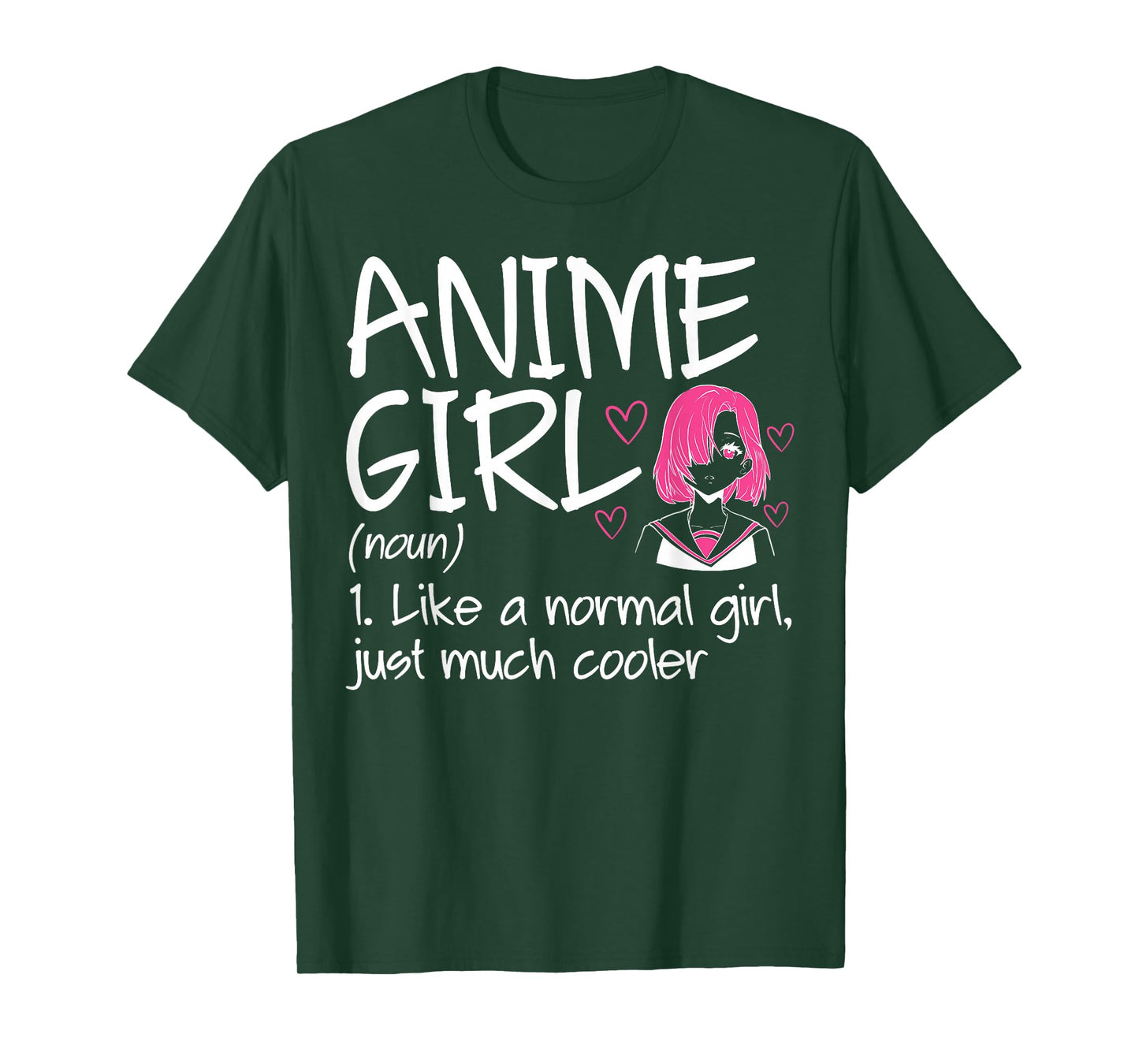 Anime Girl Definition Anime Lovers Merch T-Shirt Small
