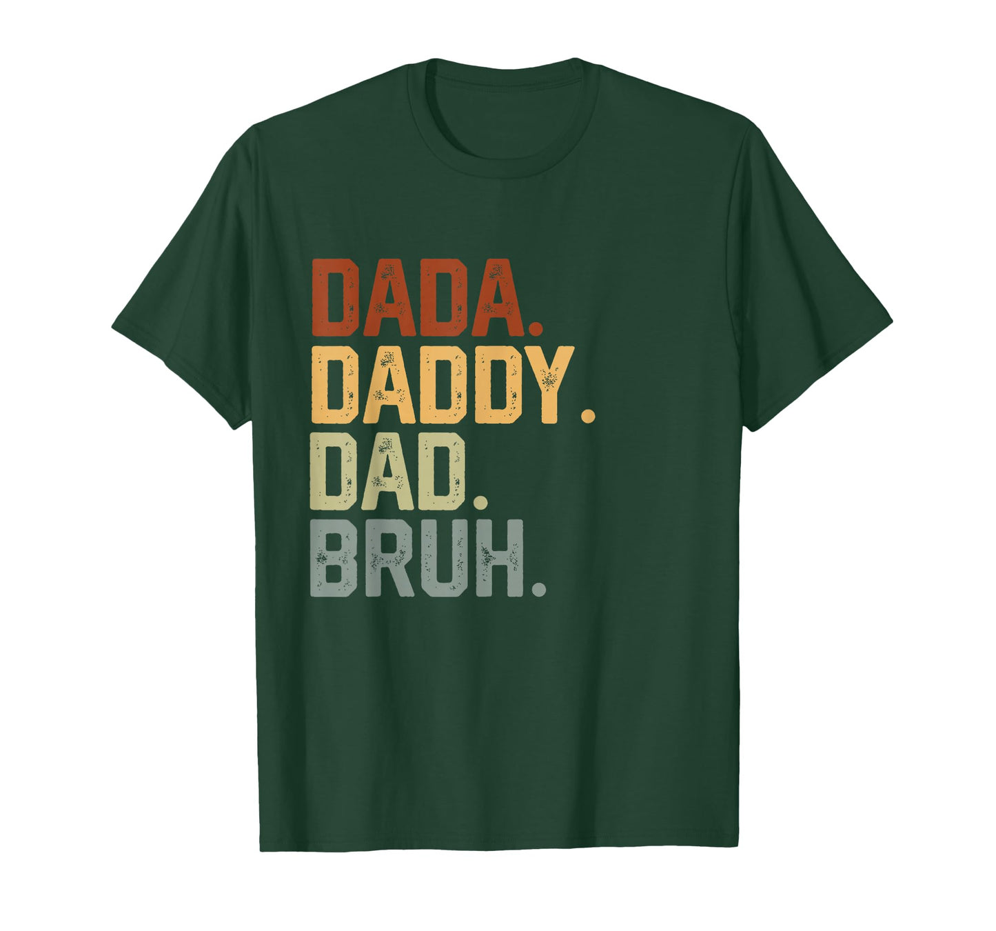 Dada Daddy Dad Bruh Retro Vintage Funny Fathers Day Vintage T-Shirt