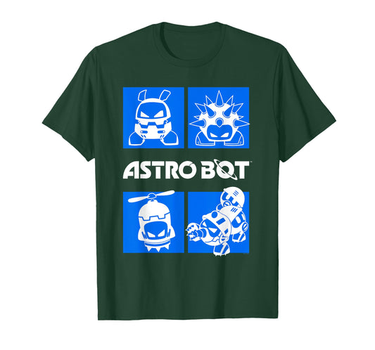 Astro Bot Video Game Enemies PlayStation T-Shirt