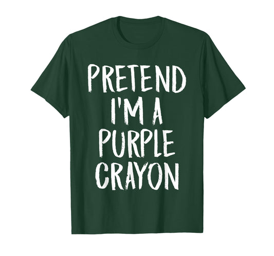 Pretend I'm A Purple Crayon Family Halloween Party Costume T-Shirt