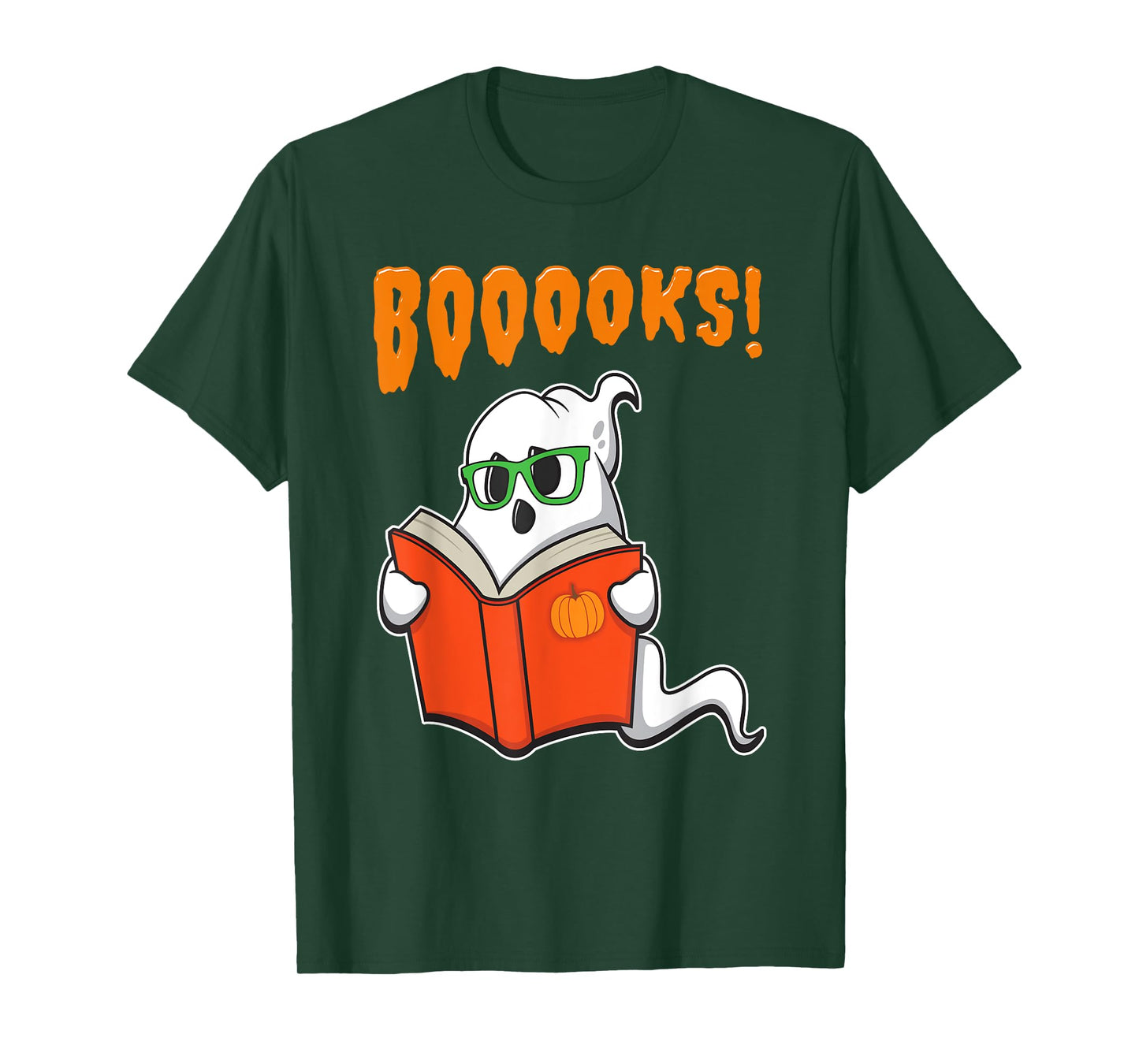 Funny Teacher Halloween Gift - Ghost Books Reading Class T-Shirt