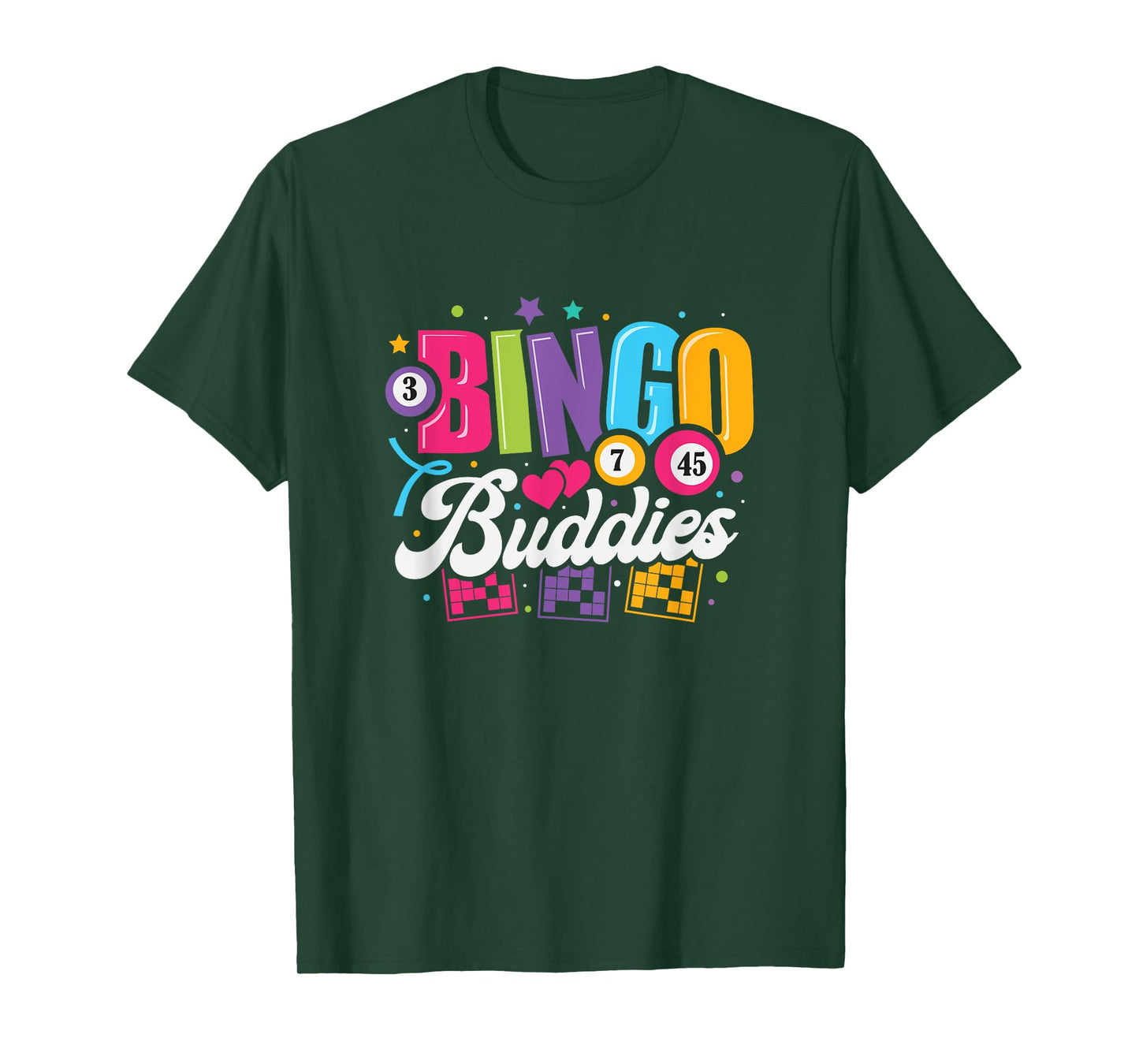 Bingo Buddies Shirt Lucky Game Players Funny Men Women Kids T-Shirt