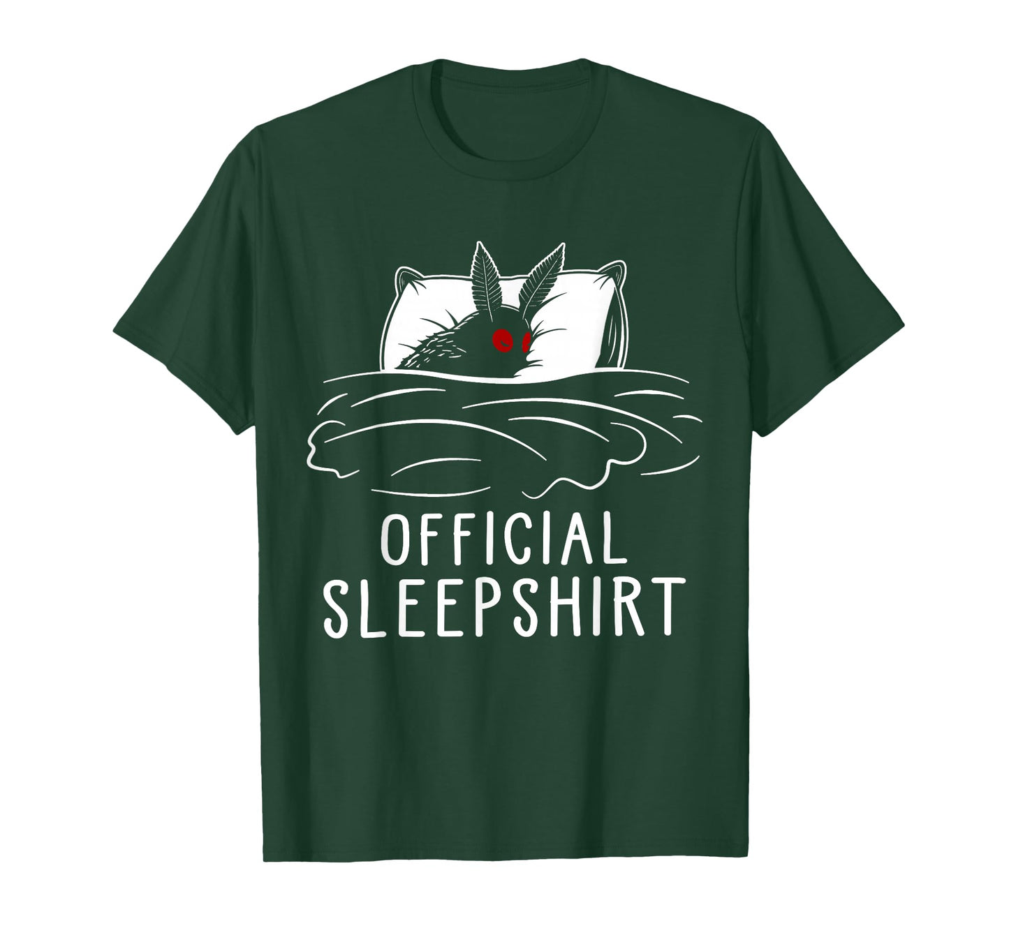 Mothman Cryptid Official Sleep T-Shirt