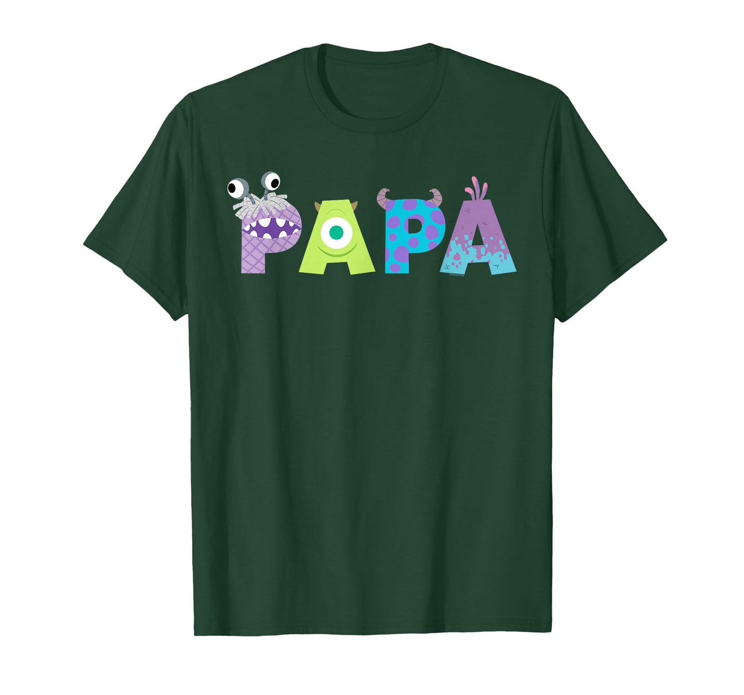 Disney and Pixar's Monsters, Inc. Papa Father's Day Birthday T-Shirt